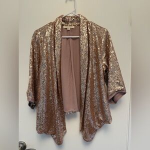 Living Doll Gold Sequin Jacket